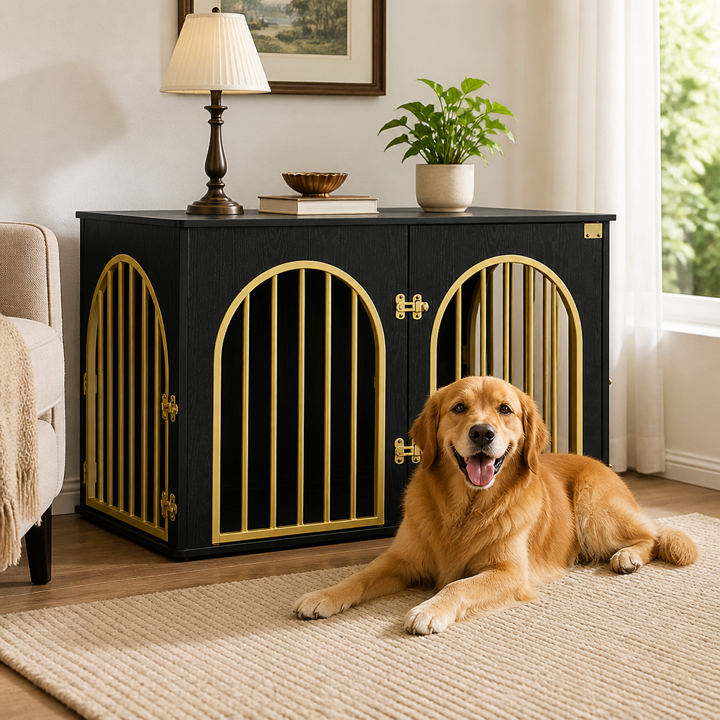 DogBedHouse Heavy-Duty Anti-Escape Dog Crate