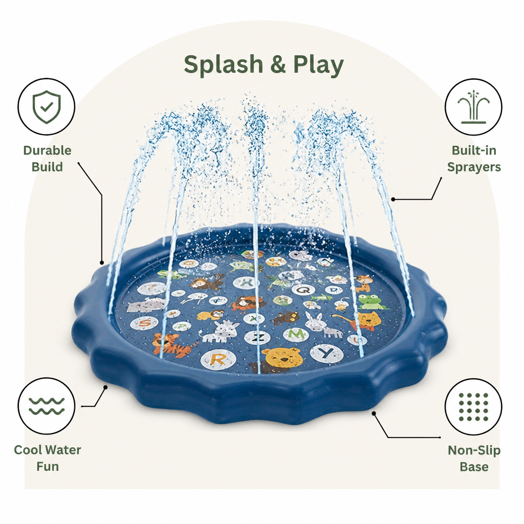 DogBedHouse Heavy-Duty Water Spray & Anti-Slip Dog Bath Basin
