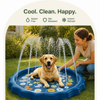DogBedHouse Heavy-Duty Water Spray & Anti-Slip Dog Bath Basin