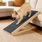 DogBedHouse Height-Adjustable & Foldable Non-Slip Dog Ramp