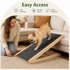 DogBedHouse Height-Adjustable & Foldable Non-Slip Dog Ramp