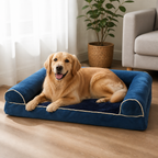 DogBedHouse High-Density Egg Tray & Non-Slip Dog Bed (Removable Cover)
