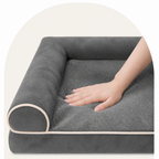 DogBedHouse High-Density Egg Tray & Non-Slip Dog Bed (Removable Cover)