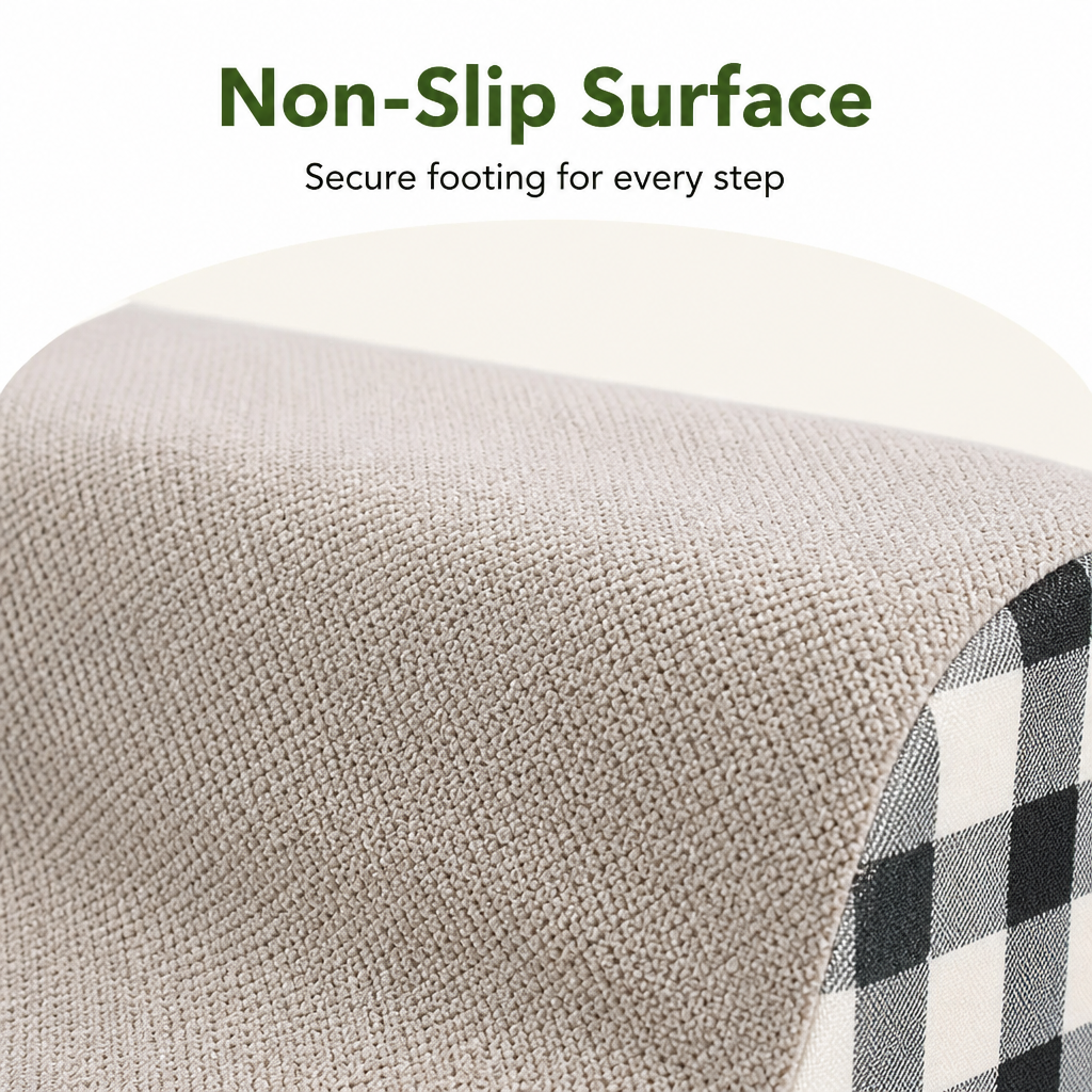 DogBedHouse High-Density Foam & Non-Slip Dog Stairs (2–4 Steps)