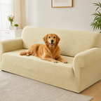 DogBedHouse High-Stretch Jacquard & Machine Washable Sofa Slipcover (Universal Fit)