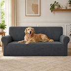 DogBedHouse High-Stretch Jacquard & Machine Washable Sofa Slipcover (Universal Fit)