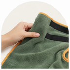 DogBedHouse Highly Absorbent & Quick-Dry Hooded Dog Towel (Bathrobe Style)