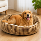 DogBedHouse Hooded Plush & Non-Slip Cave Bed (Machine Washable)