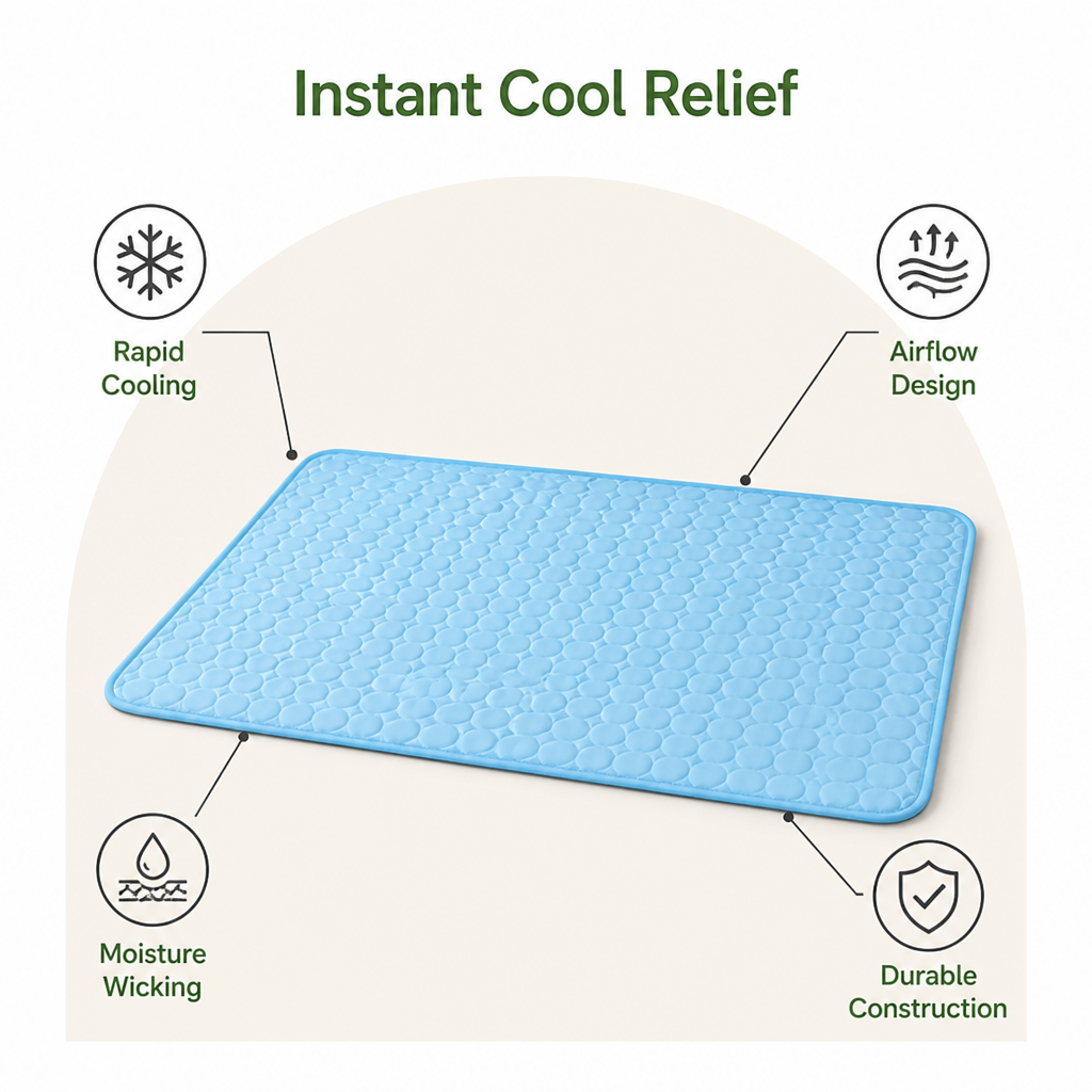 DogBedHouse Ice-Cool Contact-Activated Pet Mat