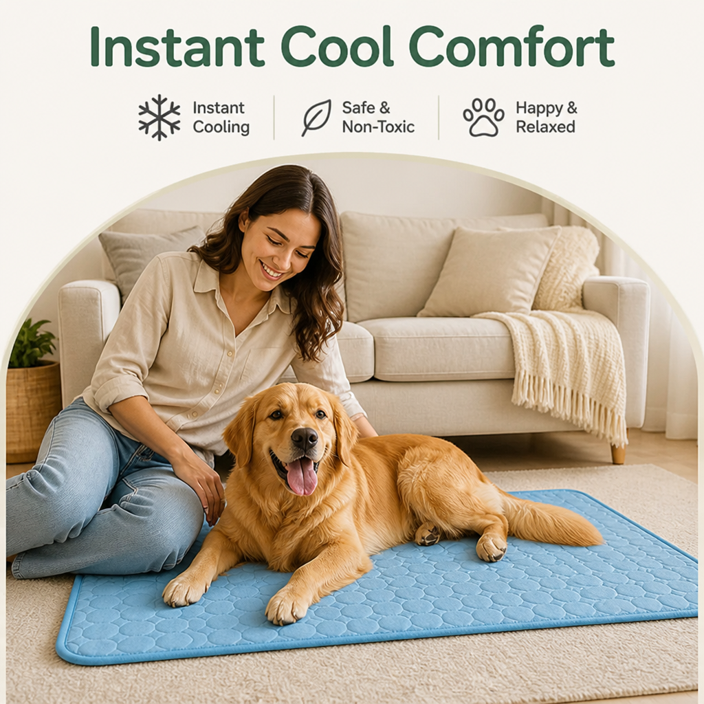 DogBedHouse Ice-Cool Contact-Activated Pet Mat