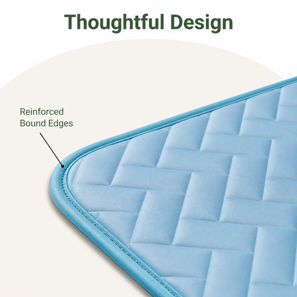 DogBedHouse Ice Silk & Breathable Mesh Cooling Mat (Machine Washable)