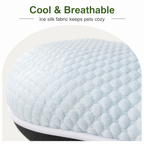 DogBedHouse Ice Silk Cooling 3D Egg Foam Dog Bed
