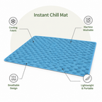 DogBedHouse Ice Silk Cooling Dog Mat (Washable & Portable)