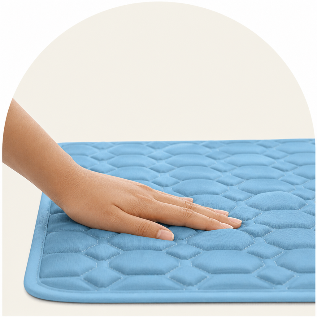 DogBedHouse Ice Silk Cooling Dog Mat (Washable & Portable)