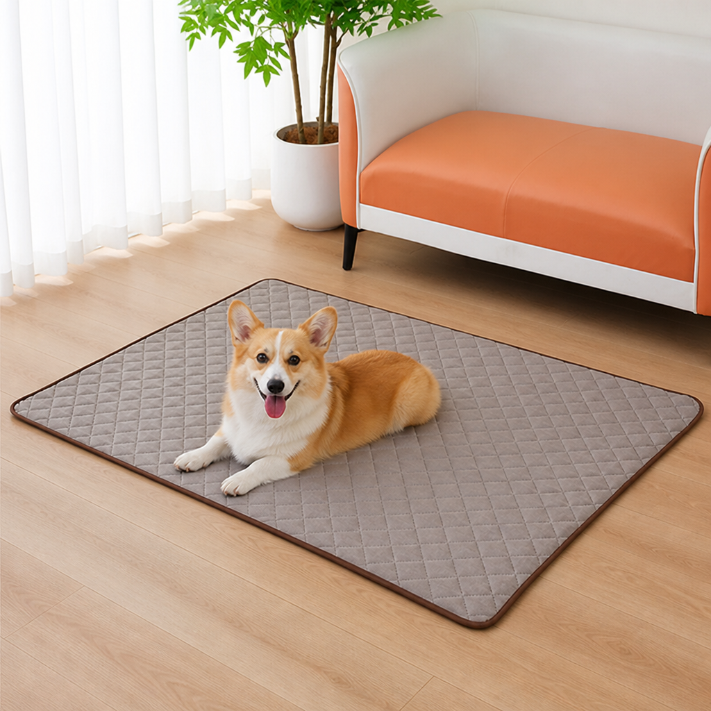 DogBedHouse Ice Silk Cooling & Moisture-Proof Pet Mat