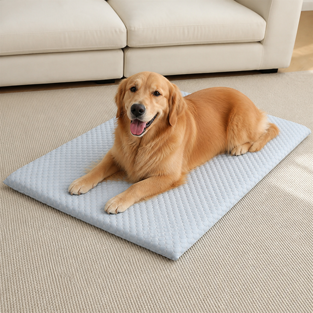 DogBedHouse Ice Silk Cooling & Non-Slip Pet Mat