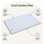 DogBedHouse Ice Silk Cooling & Non-Slip Pet Mat