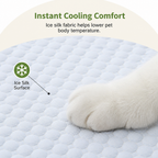 DogBedHouse Ice Silk Cooling & Non-Slip Pet Mat