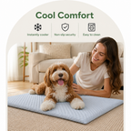 DogBedHouse Ice Silk Cooling & Non-Slip Pet Mat