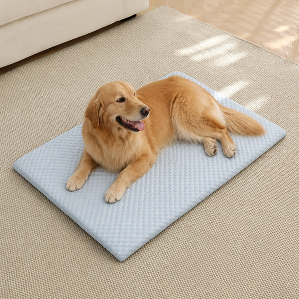 DogBedHouse Ice Silk Cooling & Non-Slip Pet Mat