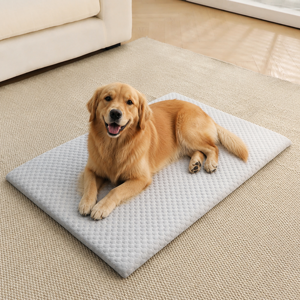DogBedHouse Ice Silk Cooling & Non-Slip Pet Mat