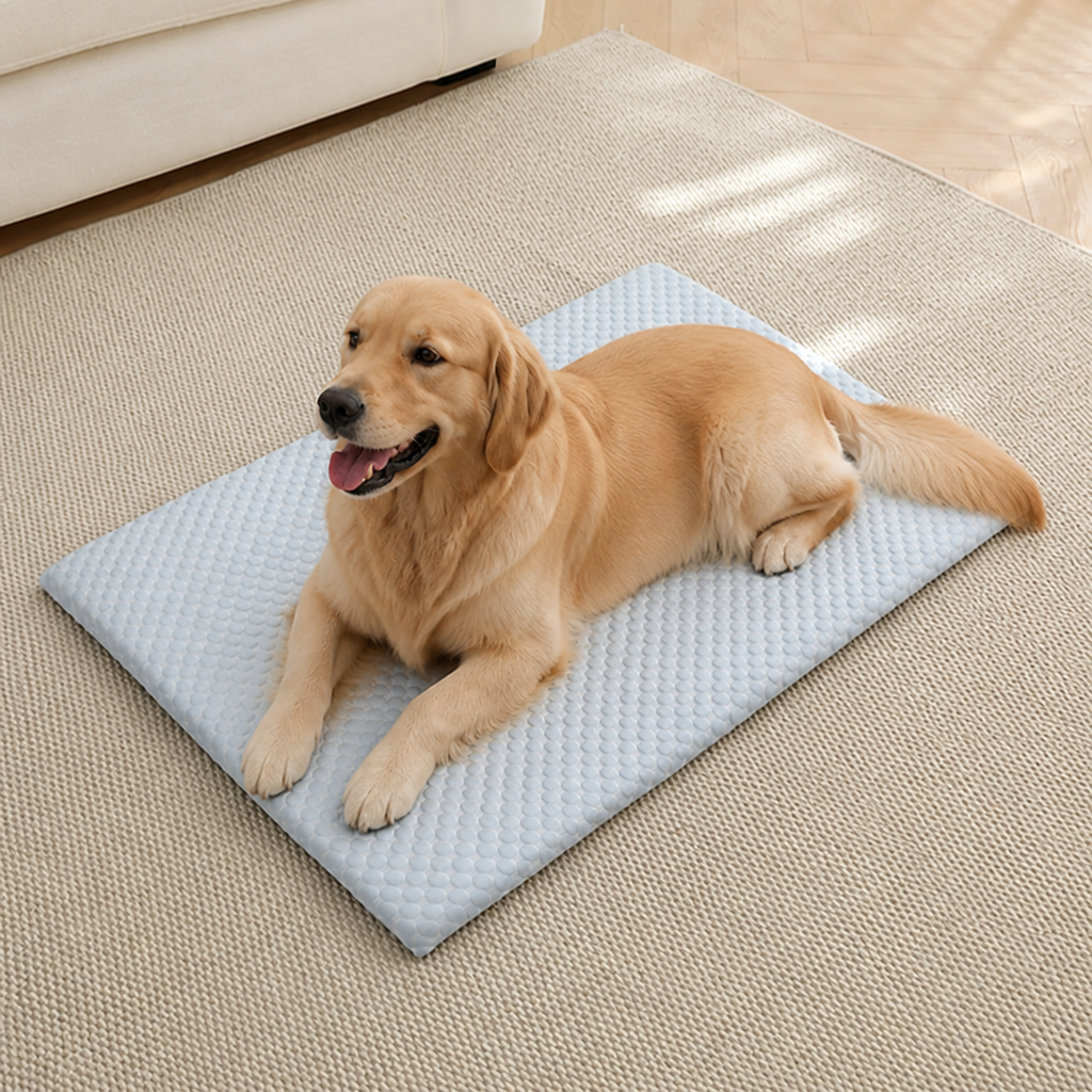 DogBedHouse Ice Silk Cooling & Non-Slip Pet Mat