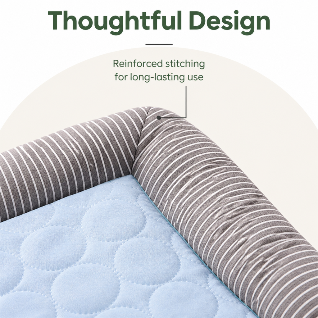 DogBedHouse Ice Silk Cooling & Quick-Dry Dog Bed