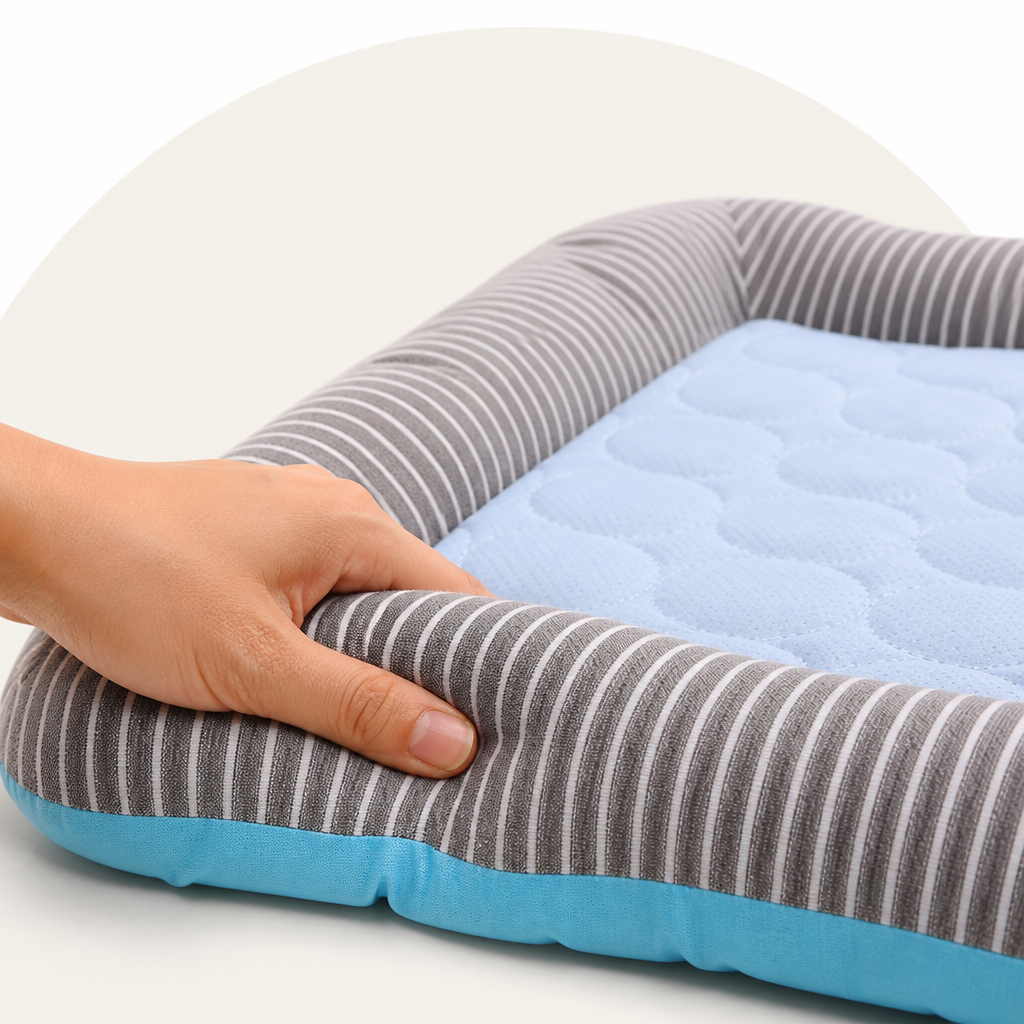DogBedHouse Ice Silk Cooling & Quick-Dry Dog Bed