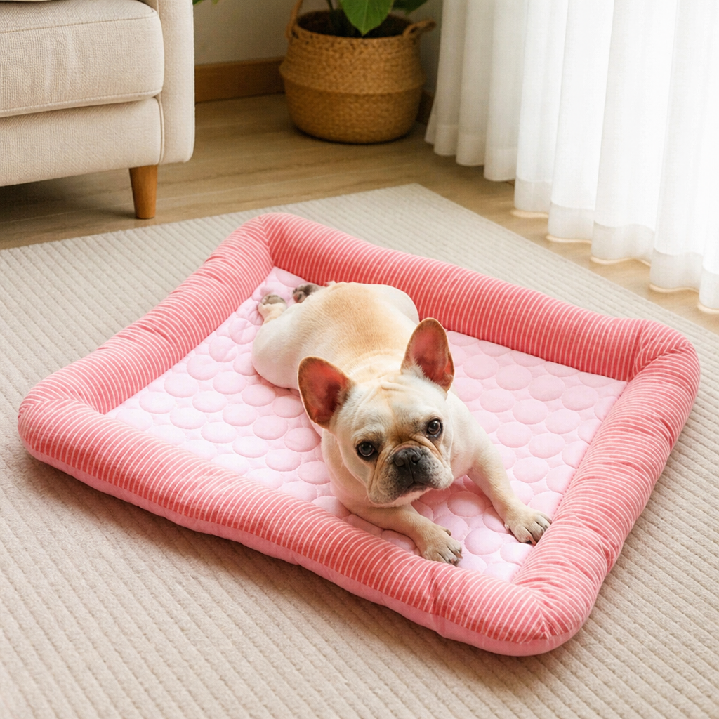 DogBedHouse Ice Silk Cooling & Quick-Dry Dog Bed