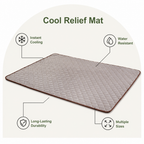 DogBedHouse Ice Silk Cooling & Waterproof Pet Cooling Mat (Multiple Sizes)