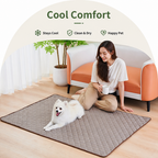 DogBedHouse Ice Silk Cooling & Waterproof Pet Cooling Mat (Multiple Sizes)