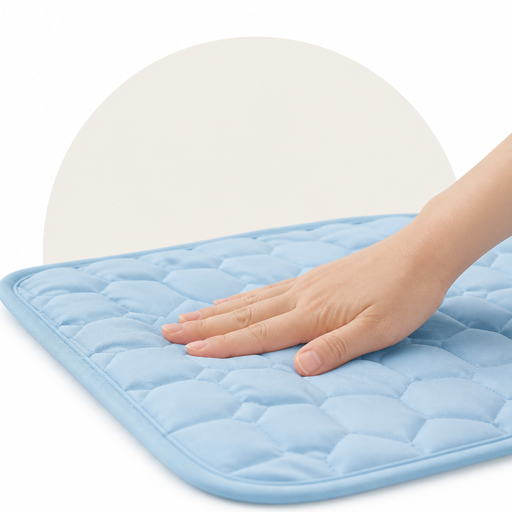DogBedHouse Instant Cooling Ice Silk Quilted Pet Mat