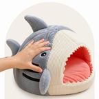 DogBedHouse Insulated Enclosed Plush Cat Bed