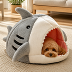 DogBedHouse Insulated Enclosed Plush Cat Bed