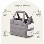 DogBedHouse Insulated Faux-Fur & Windproof Nylon Pet Carrier (Includes Two Mats)