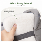 DogBedHouse Insulated Faux-Fur & Windproof Nylon Pet Carrier (Includes Two Mats)