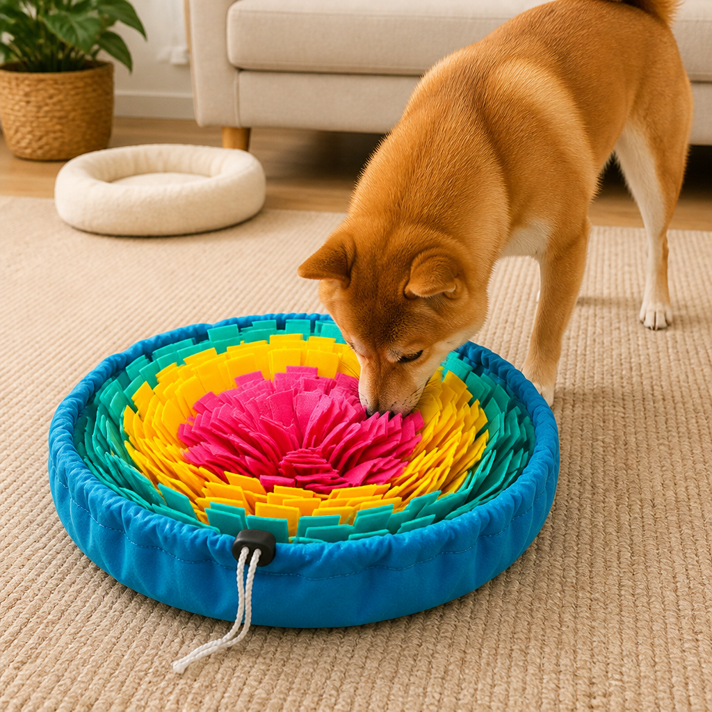 DogBedHouse Interactive Foraging Snuffle Mat (Adjustable)