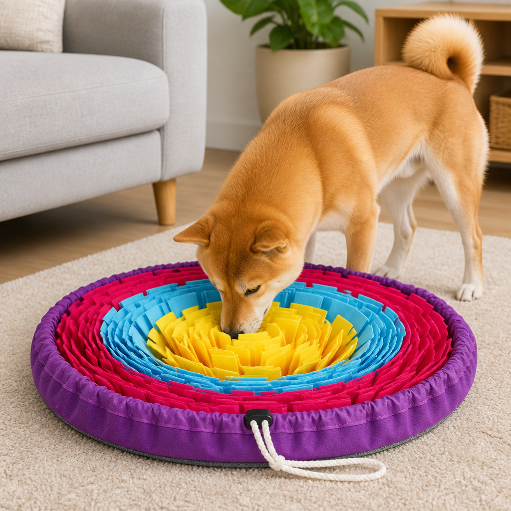 DogBedHouse Interactive Foraging Snuffle Mat (Adjustable)