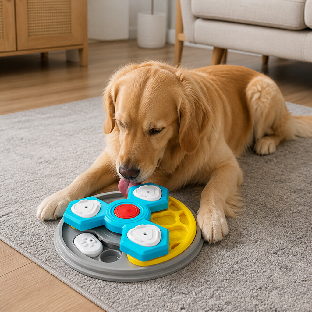 DogBedHouse Interactive Multi-Layer & Non-Slip Slow Feeder Bowl