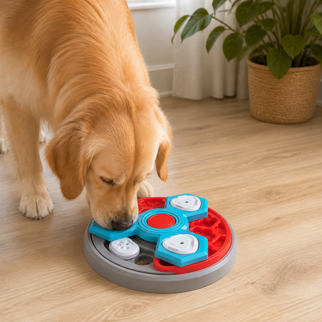 DogBedHouse Interactive Multi-Layer & Non-Slip Slow Feeder Bowl