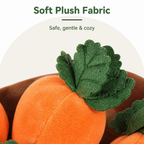 DogBedHouse Interactive Plush Carrot Snuffle Mat