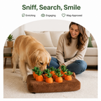 DogBedHouse Interactive Plush Carrot Snuffle Mat