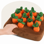 DogBedHouse Interactive Plush Carrot Snuffle Mat
