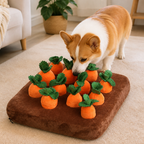 DogBedHouse Interactive Plush Carrot Snuffle Mat