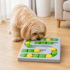 DogBedHouse Interactive Puzzle & Non-Slip Slow-Feeder Bowl