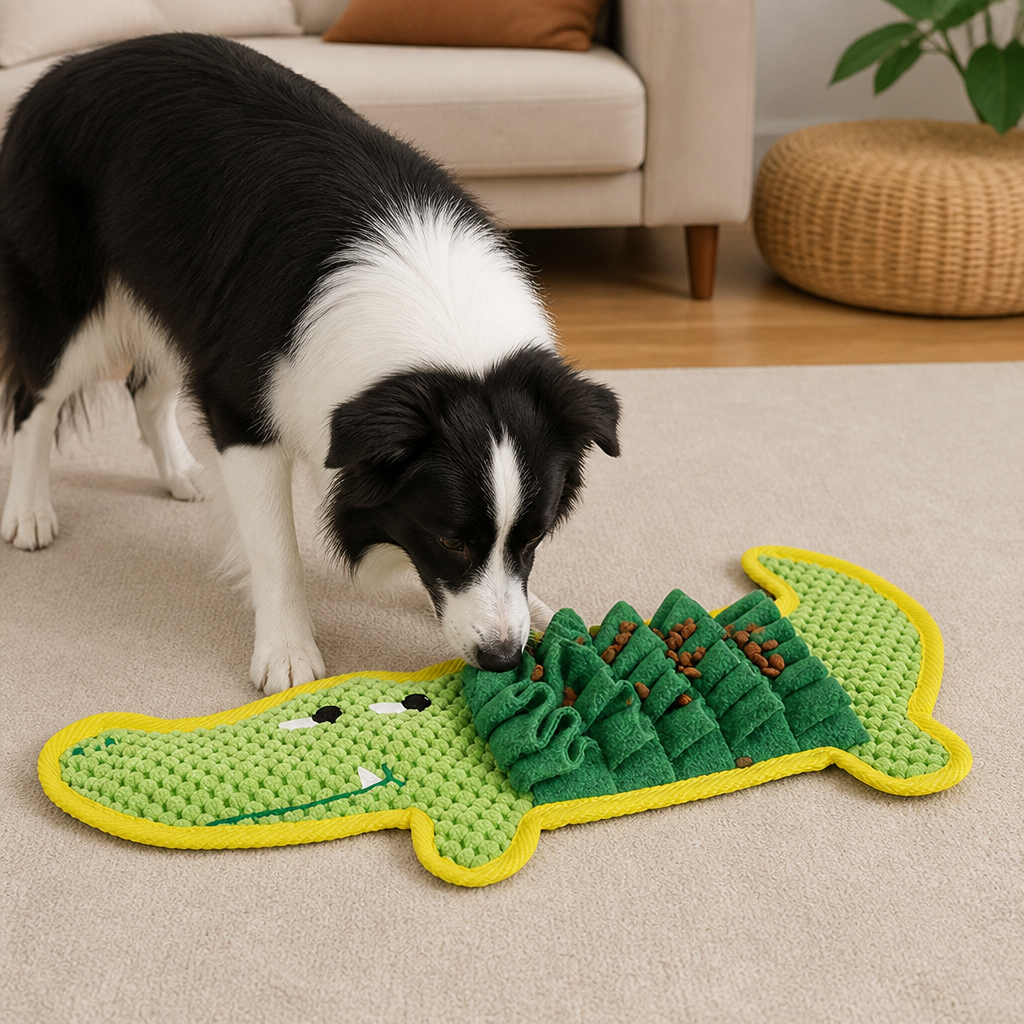 DogBedHouse Interactive Slow-Feed & Foraging Snuffle Mat