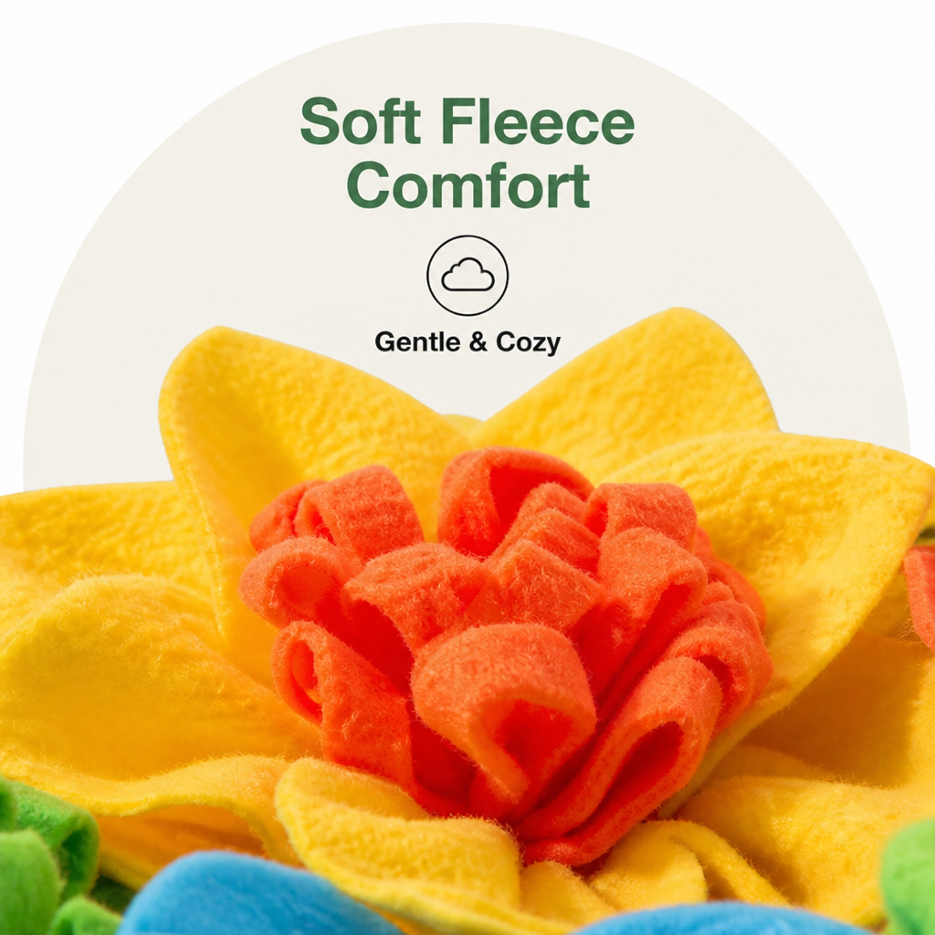 DogBedHouse Interactive Slow-Feeding Snuffle Mat (Machine-Washable)