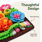 DogBedHouse Interactive Slow-Feeding Snuffle Mat (Machine-Washable)