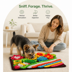 DogBedHouse Interactive Slow-Feeding Snuffle Mat (Machine-Washable)