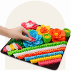 DogBedHouse Interactive Slow-Feeding Snuffle Mat (Machine-Washable)